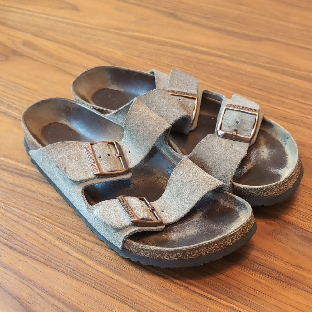 Birkenstock Arizona Tan Leather Sandals 40